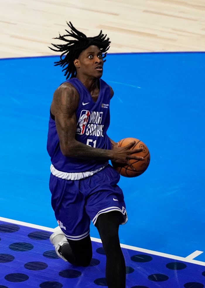 Dereon Seabron at the 2022 NBA Draft Combine Camp